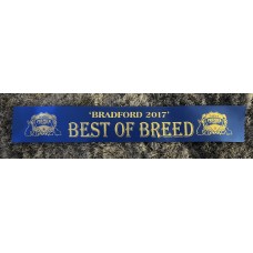 Best of Breed Sash 2017
