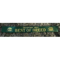 Best of Breed Sash 2015